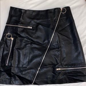 Black “Leather” Skirt